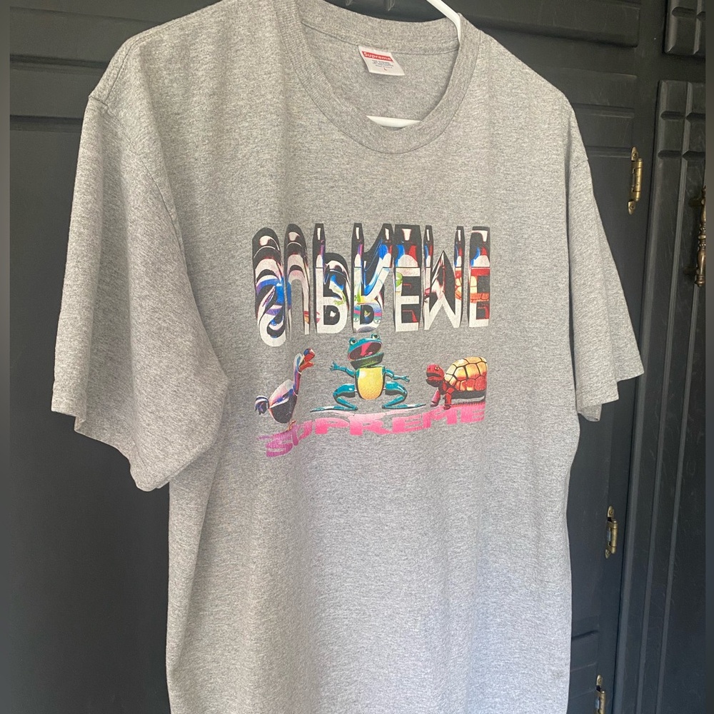 [RARE] SUPREME duck frog turtle tshirt